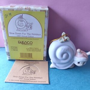 Precious Moments "Slow Down For The Holidays" 1997 Annual Edition w Box